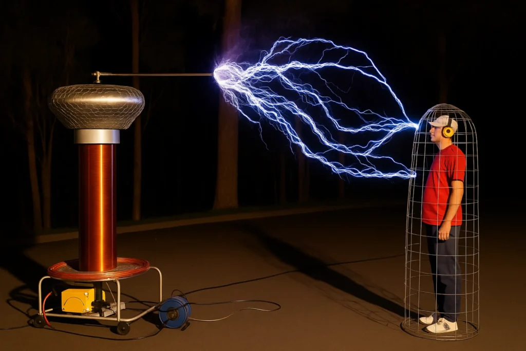 How does Faraday cage work